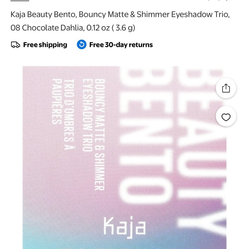 Beauty Bento Eyeshadow Trio - Orange Blossom